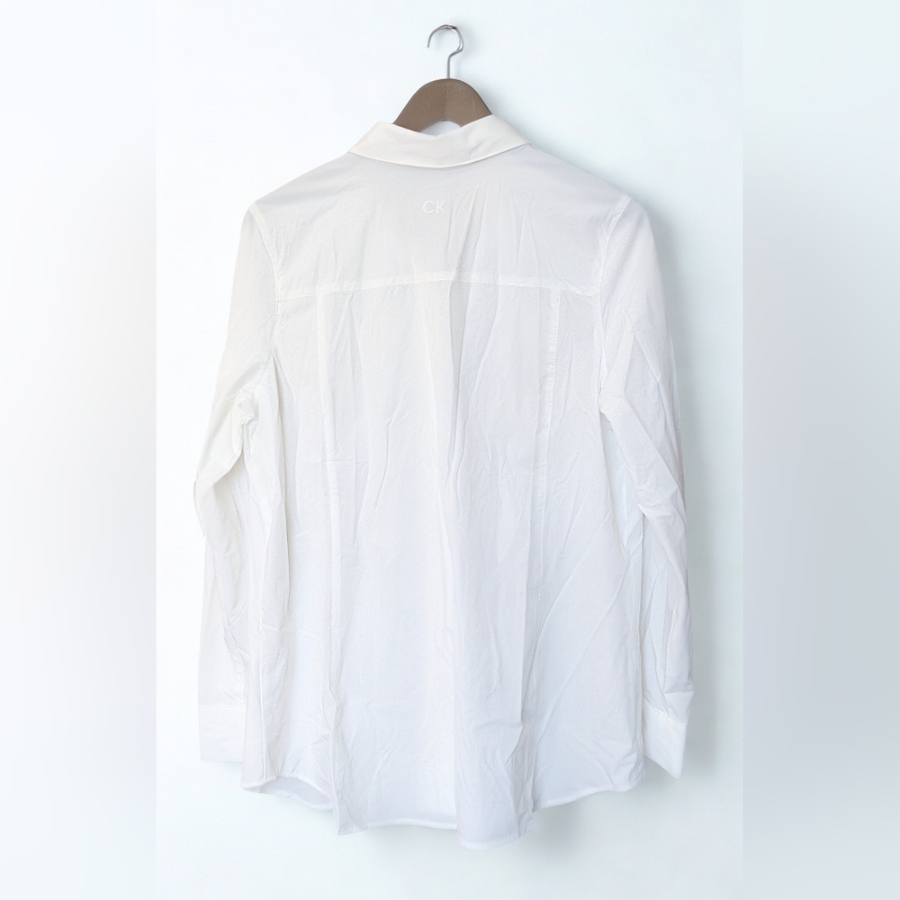 Calvin Klein White Button Down Shirt - Picture 3 of 5